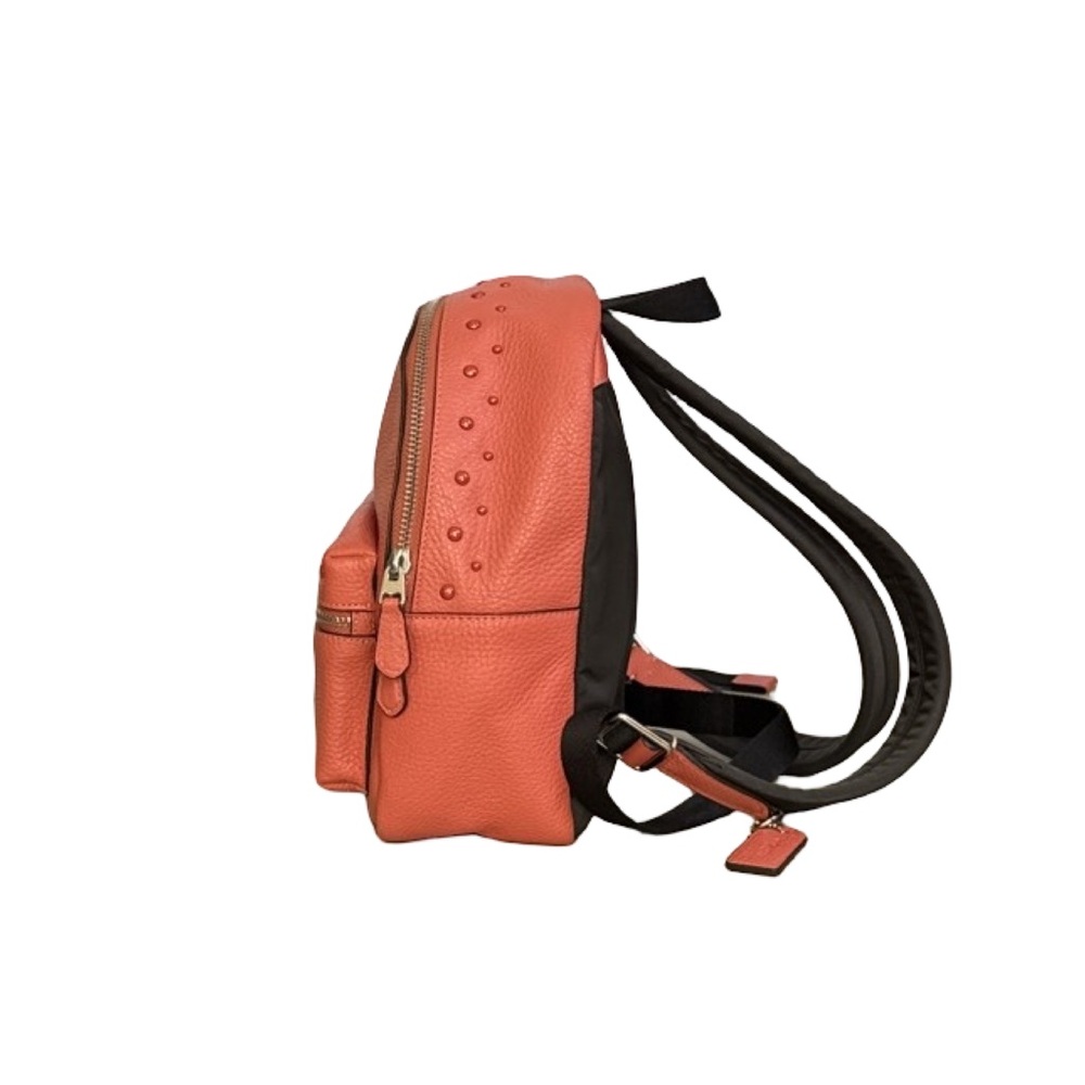 COACH Mini Charlie Backpack With Studs - Picture 2 of 13